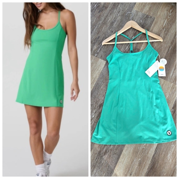 Vuori One Shot Tennis Dress NWT Tennis Prep Casual Performance Wear Athleisure - Picture 1 of 13